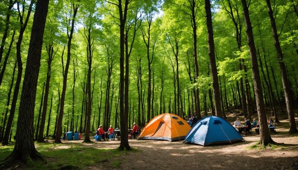 Camping dans les cévennes : camping des sources
