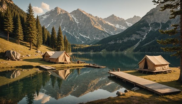 Camping au bord d'un lac de montagne : les plus beaux sites de france